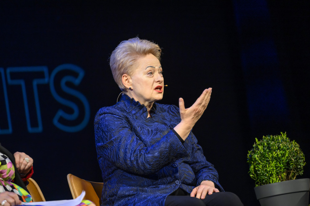 Fmr President of Lithuania and EU Commissioner, Dalia Grybauskaite.