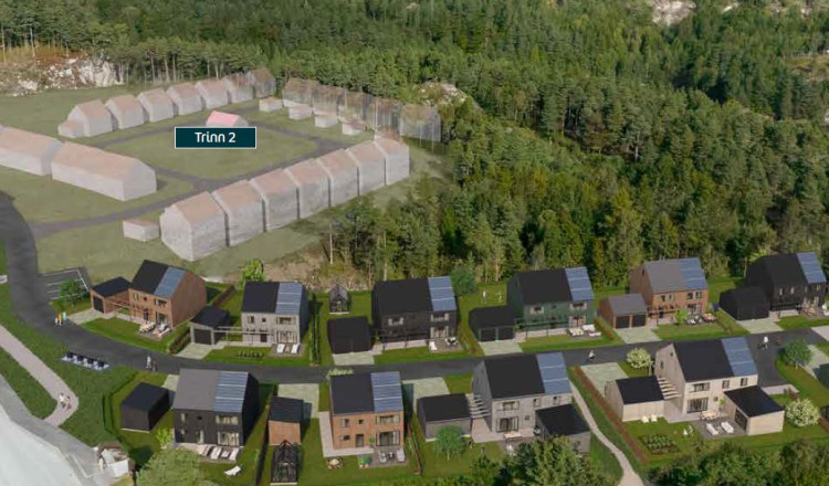 Illustrasjon av Lille Kartemyrvei på Hellemyr