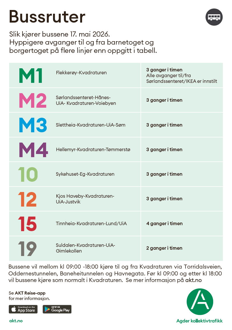 Bussruter 17. mai. Klikk bildet for å komme til akt.no