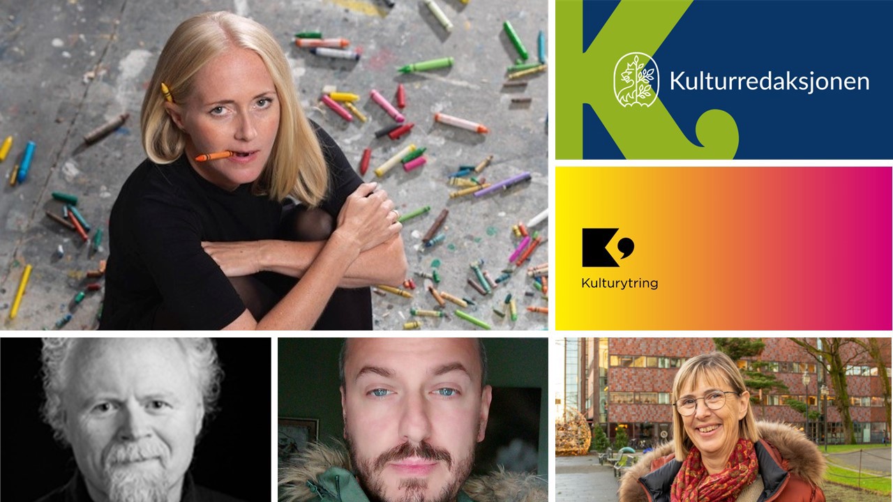 Bilde av paneldeltakerne Sverre Pedersen, Tiril Valeur, Elmedin Zunic og moderator Anne Kristin Undlien.