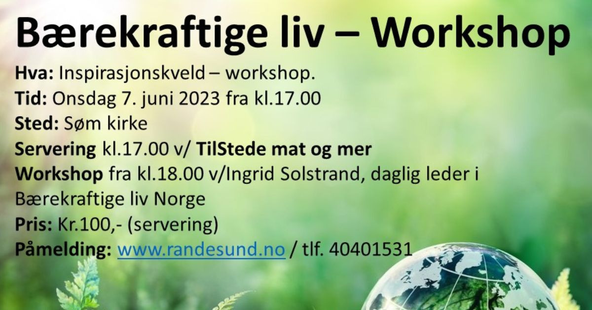 Illustrasjon med jordklode.
