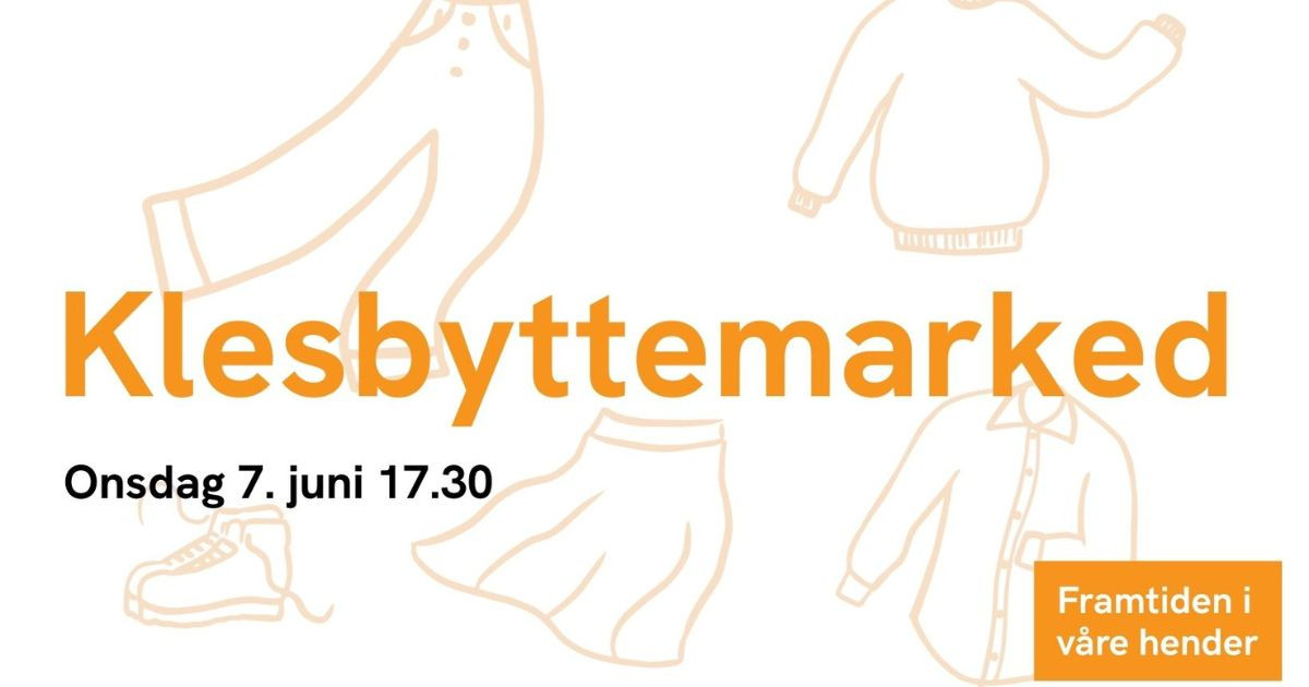 Klesbyttemarked. Skjermdump: Facebook